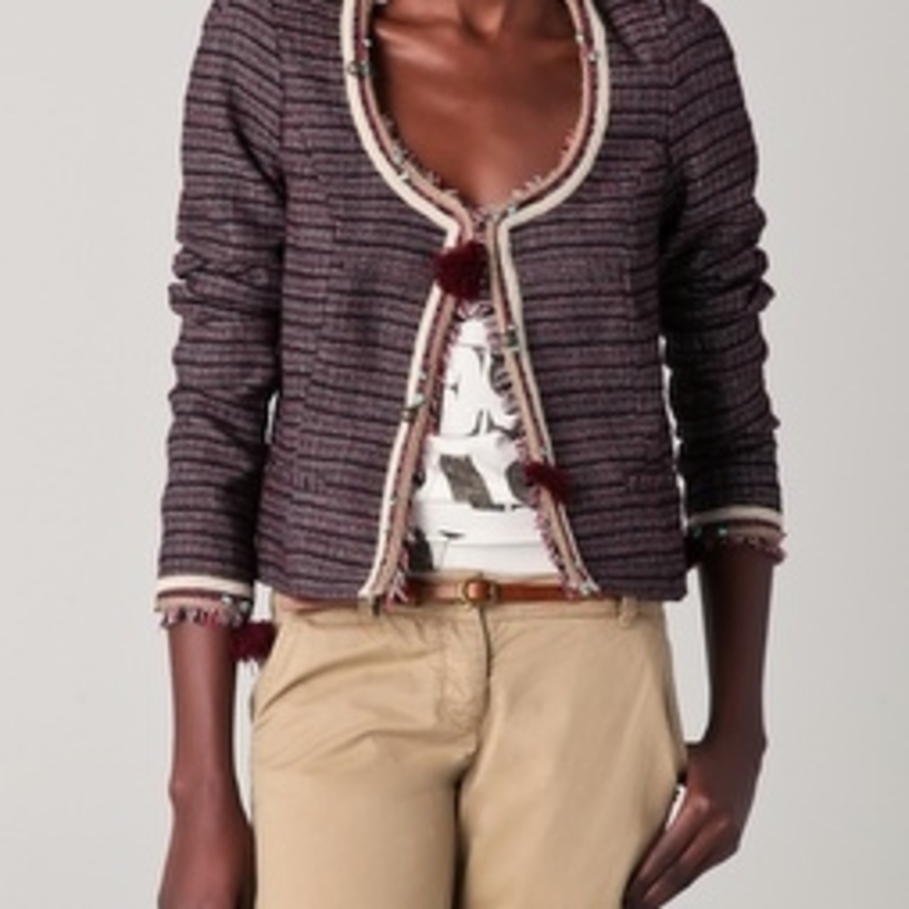 Maison Scotch Elegant Striped Jacket